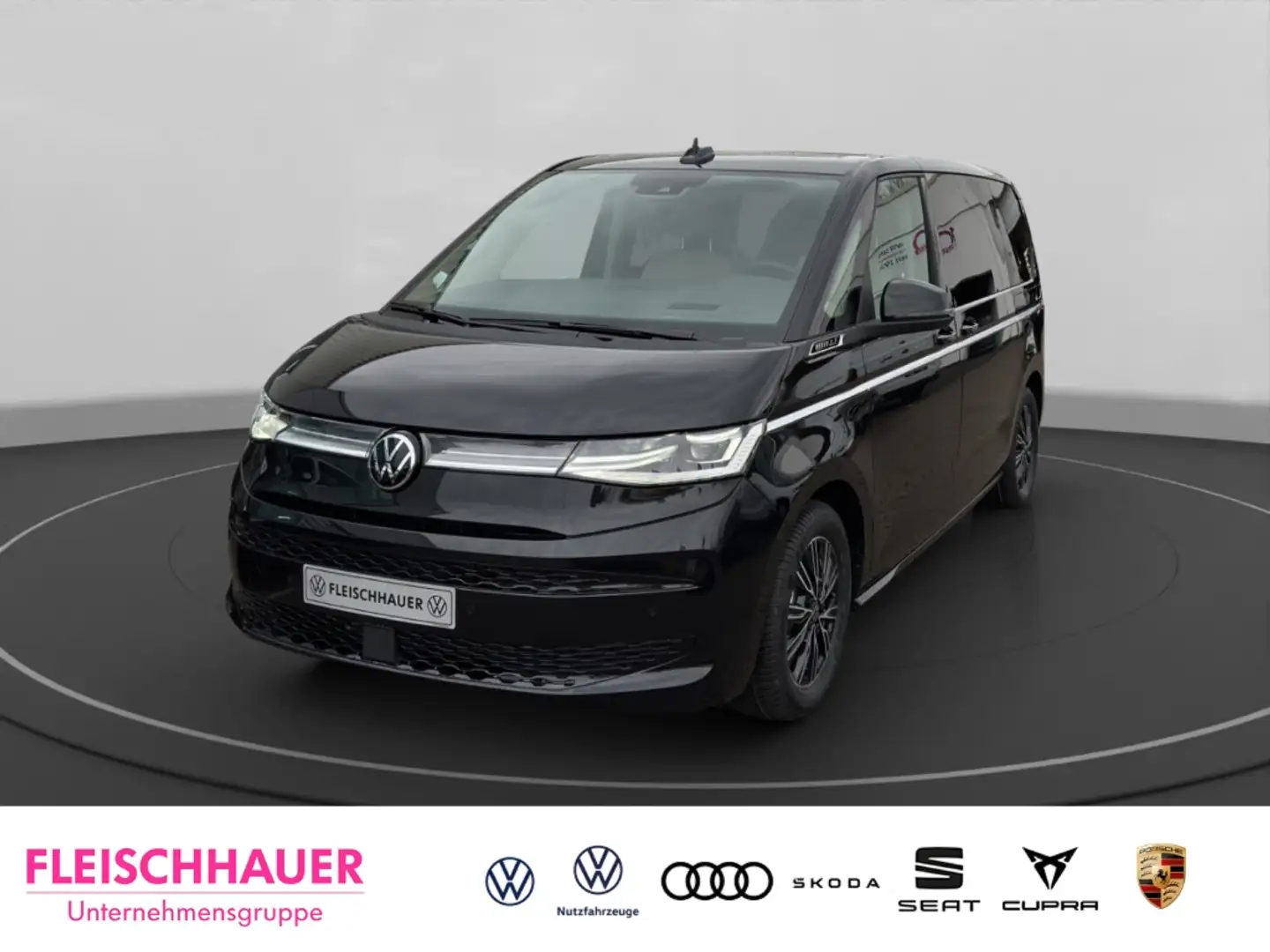 Volkswagen T7 Multivan Style 2.0 TDI HUD AD AHK-klappbar Panorama Digital Schwarz - 1