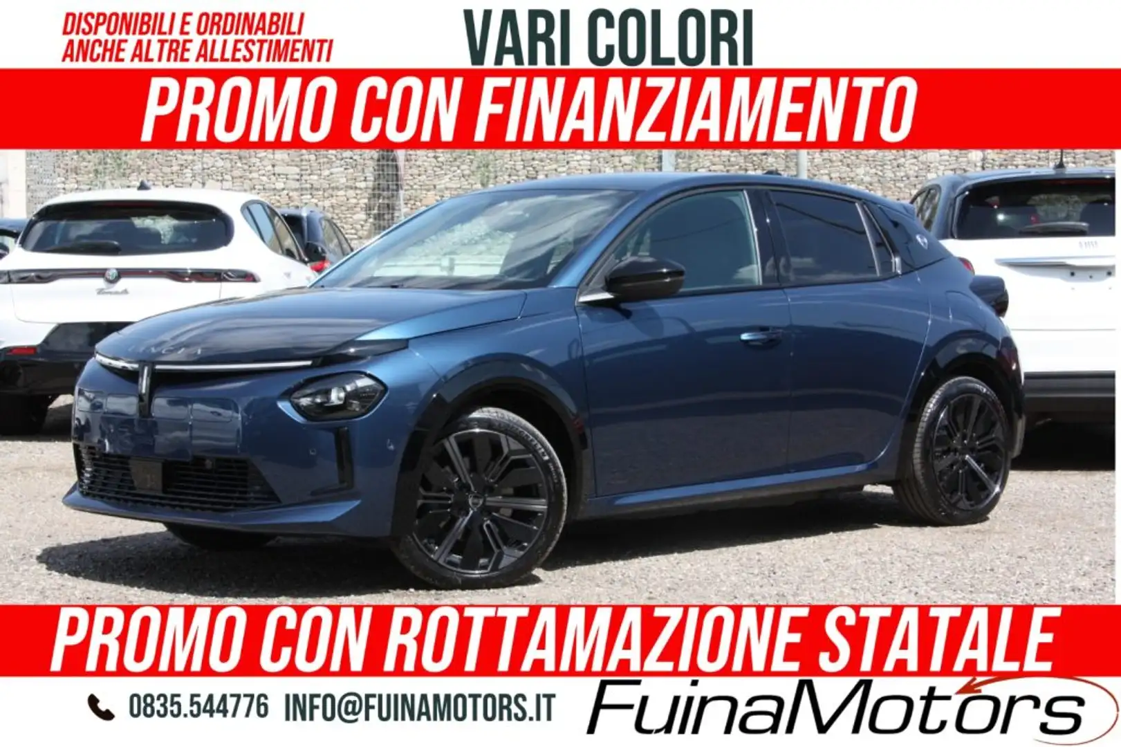 Lancia Ypsilon 51kWh Edizione Cassina NUOVO Blau - 1