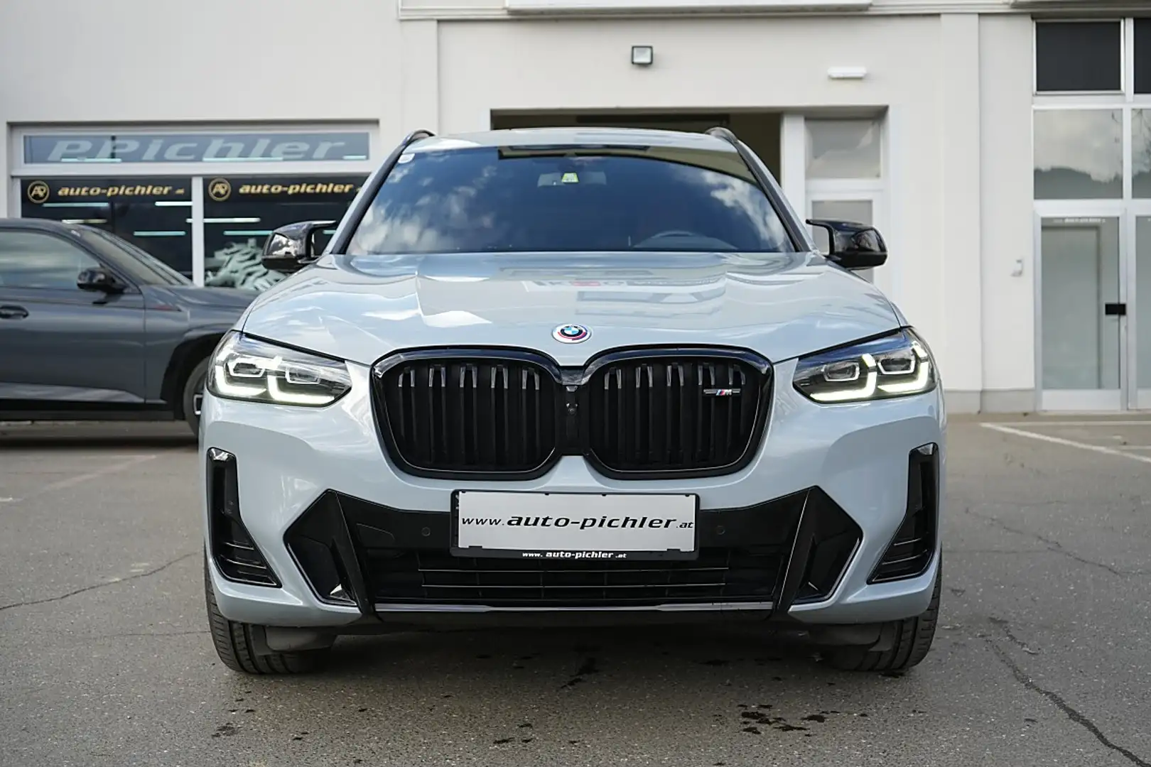 BMW X3 M 40d 48V  AHK,Pano,Head Up,Leder,RFK,Navi uvm.... Grau - 2