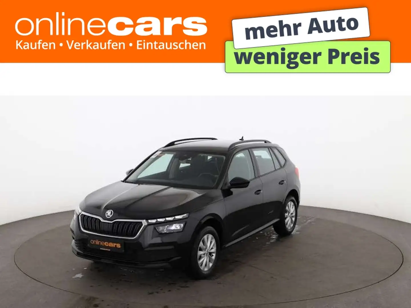 Skoda Kamiq 1.0 TSI Ambition Aut LED RADAR SITZHZG TEMP Schwarz - 1