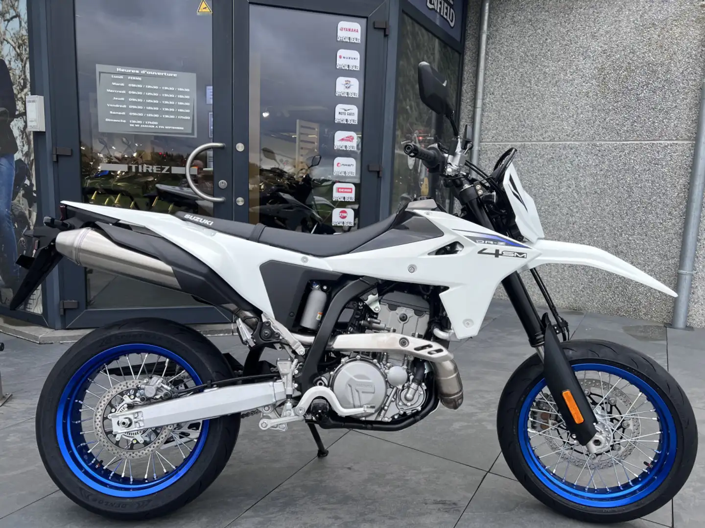 Suzuki DR-Z 400 Supermotard Blanc - 1