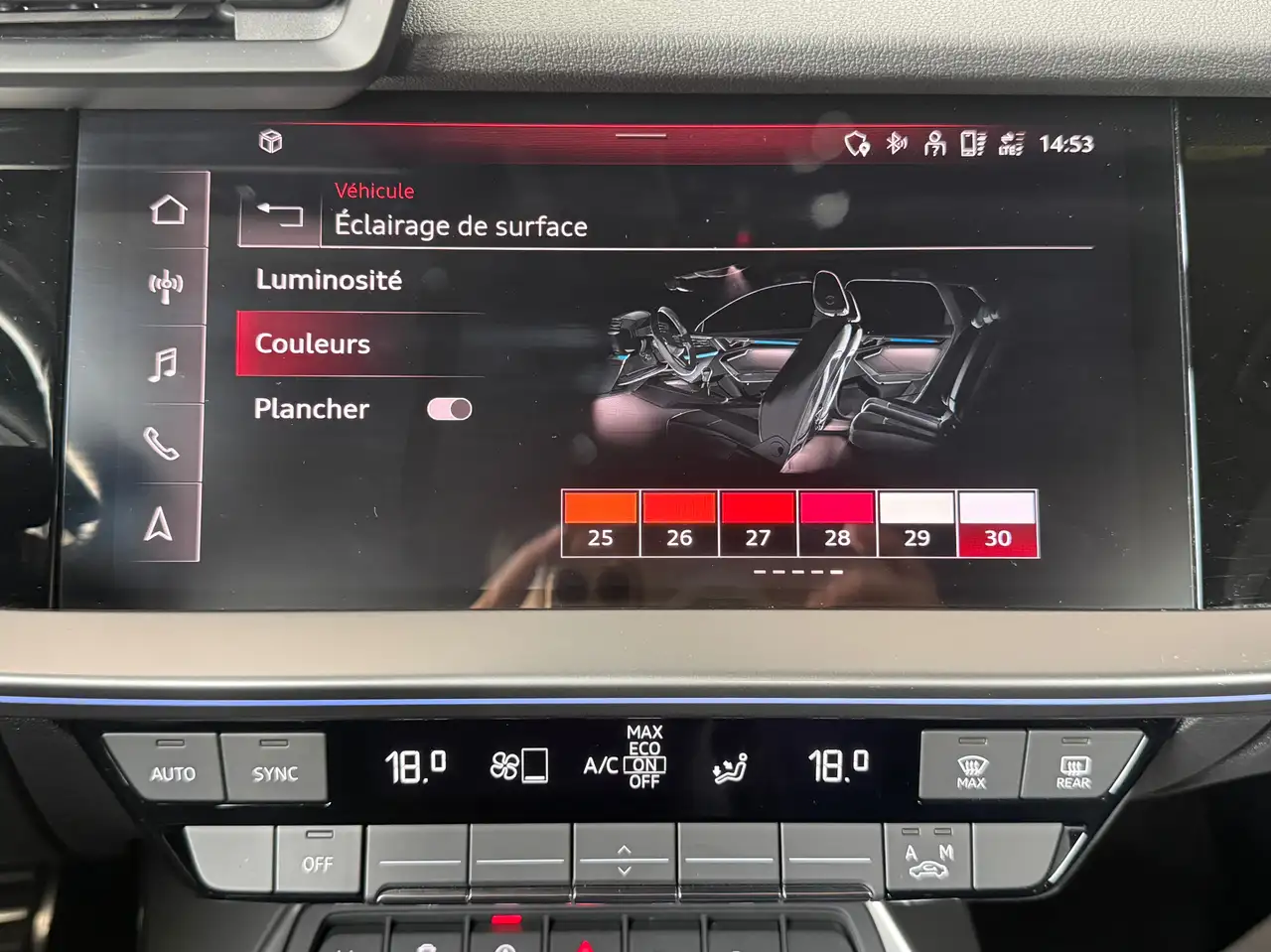 Audi A3 Sportback MHEV 30 TFSI e 3XS-LINE S tronic*INTERIEUR S3*BOITE AUTO*, миниатюра 22
