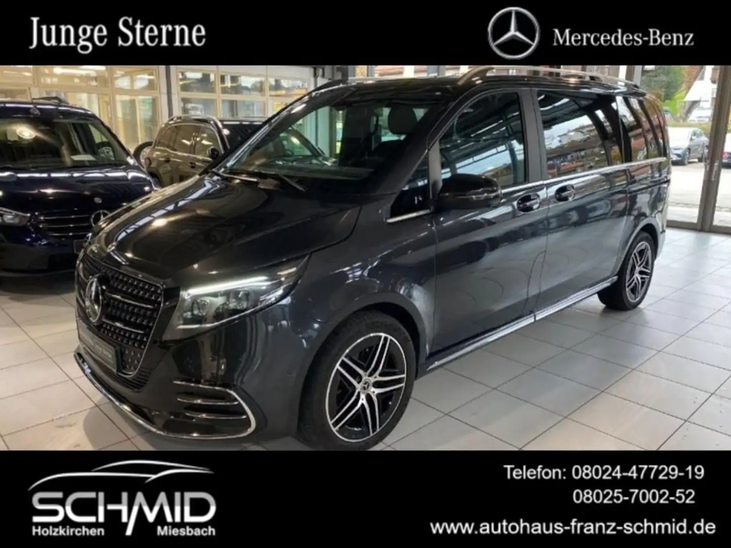 Mercedes-Benz V 300 d 4MATIC AVA Kompakt AMG 6xSHZ+Luft Airmat Grau - 1