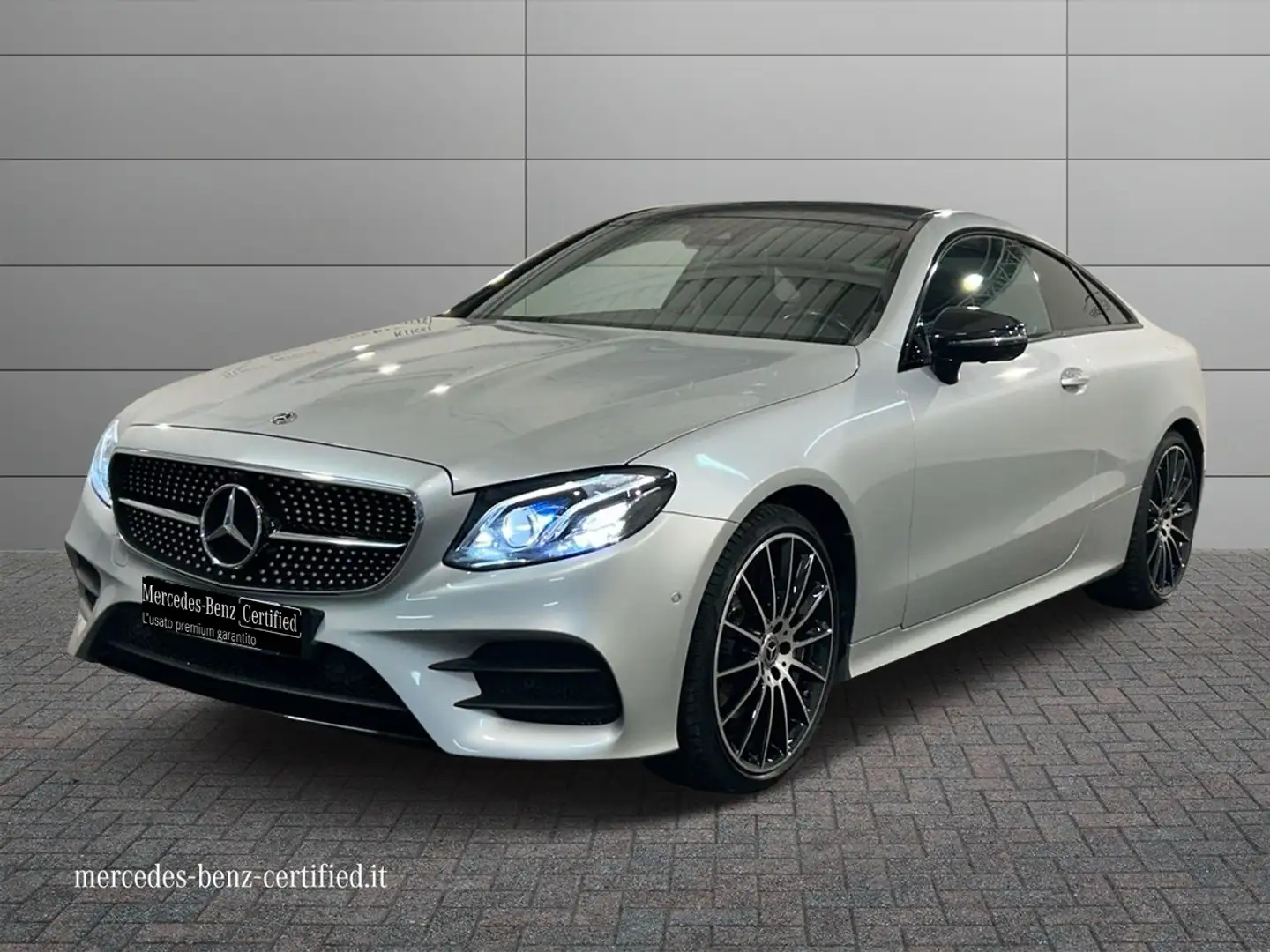 Mercedes-Benz E 220 E coupe 220 d Premium 4matic auto Argent - 1