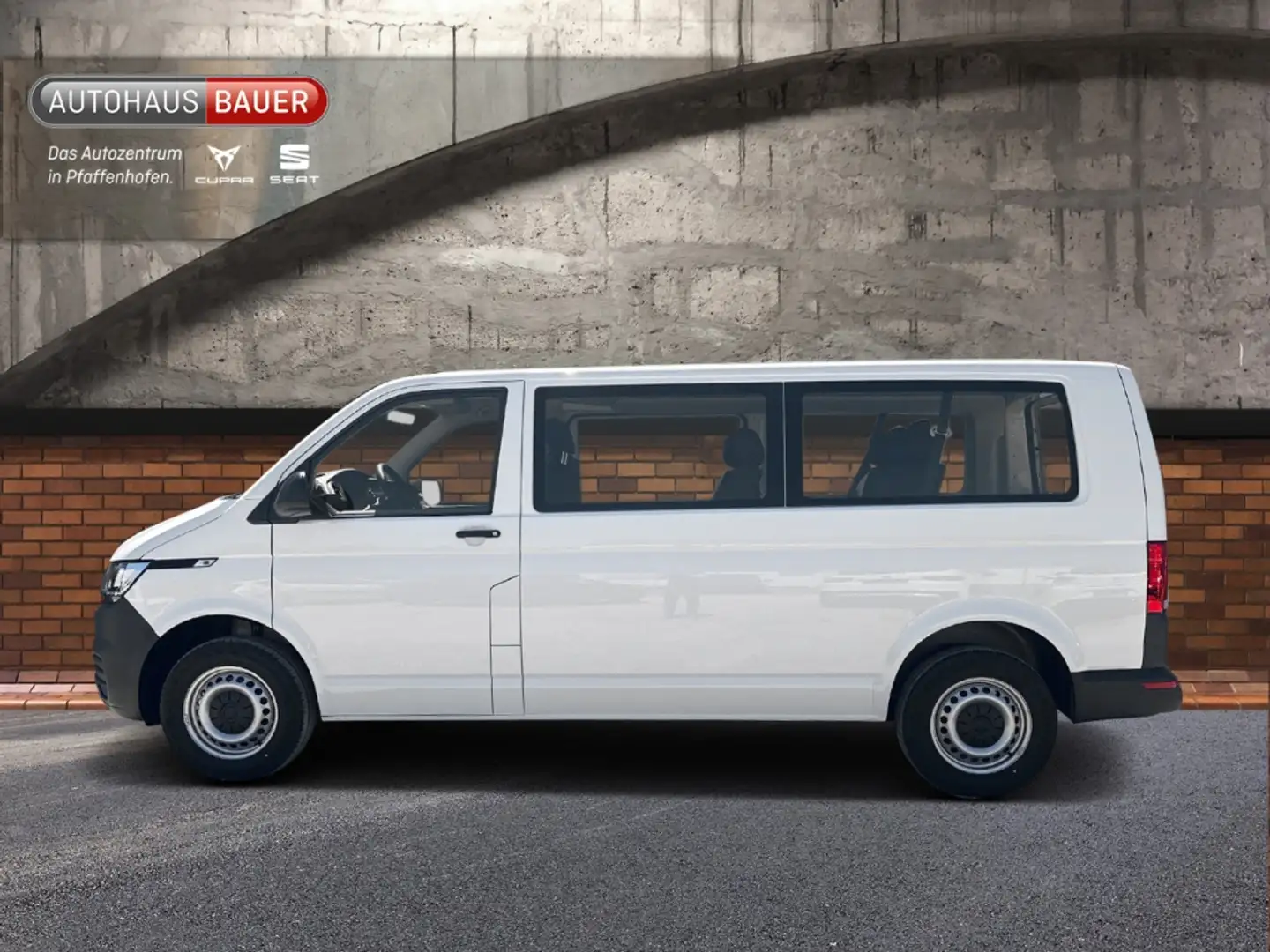 Volkswagen T6.1 Transporter Kombi lang 2.0 TDI 9-SITZER AHK TEMPOMAT EINPARKHI Blanc - 2