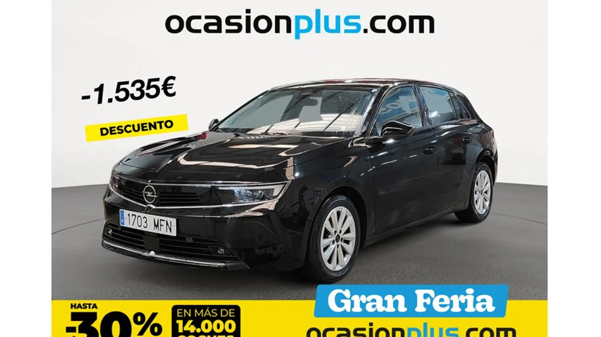 Opel Astra 1.2T XHT S/S Edition 130 Noir - 1