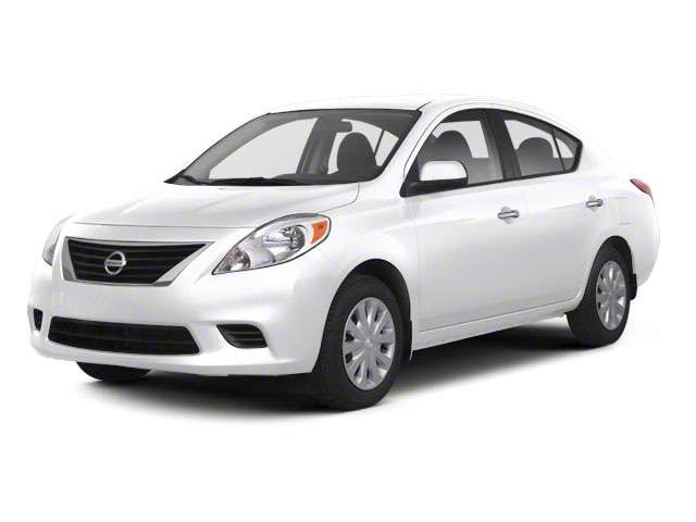 White 2013 Nissan Versa Sedan  Manual