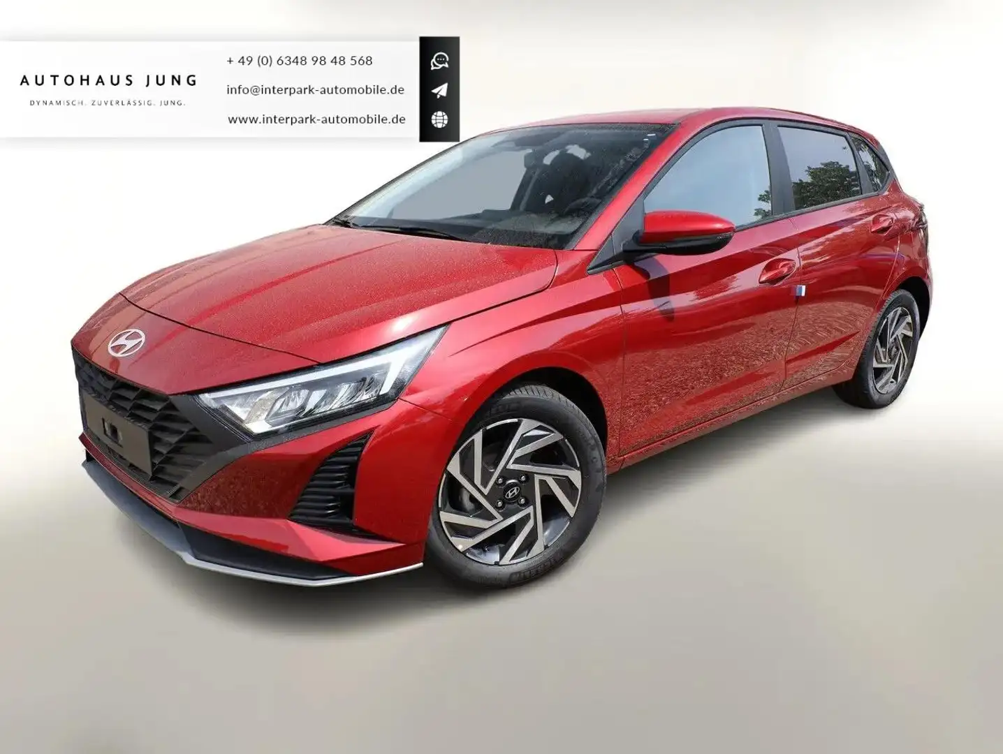 Hyundai i20 1.2 MPI 79 Trend Nav 16Z DigCo PrivG BSM Rosso - 1