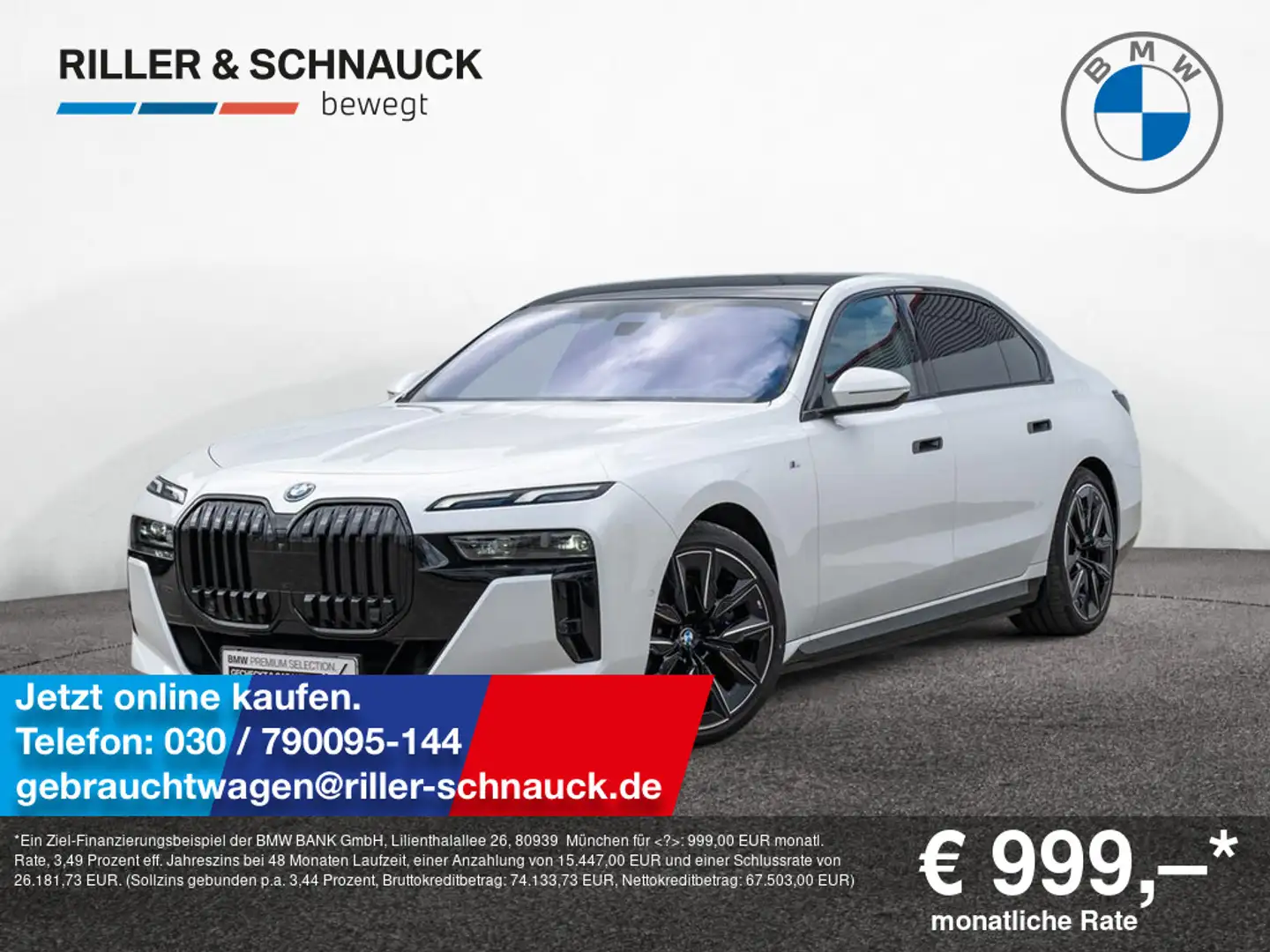 BMW i7 eDrive 50 M-Sport Pro CONNOISEUR PAKET+B&W Alb - 1