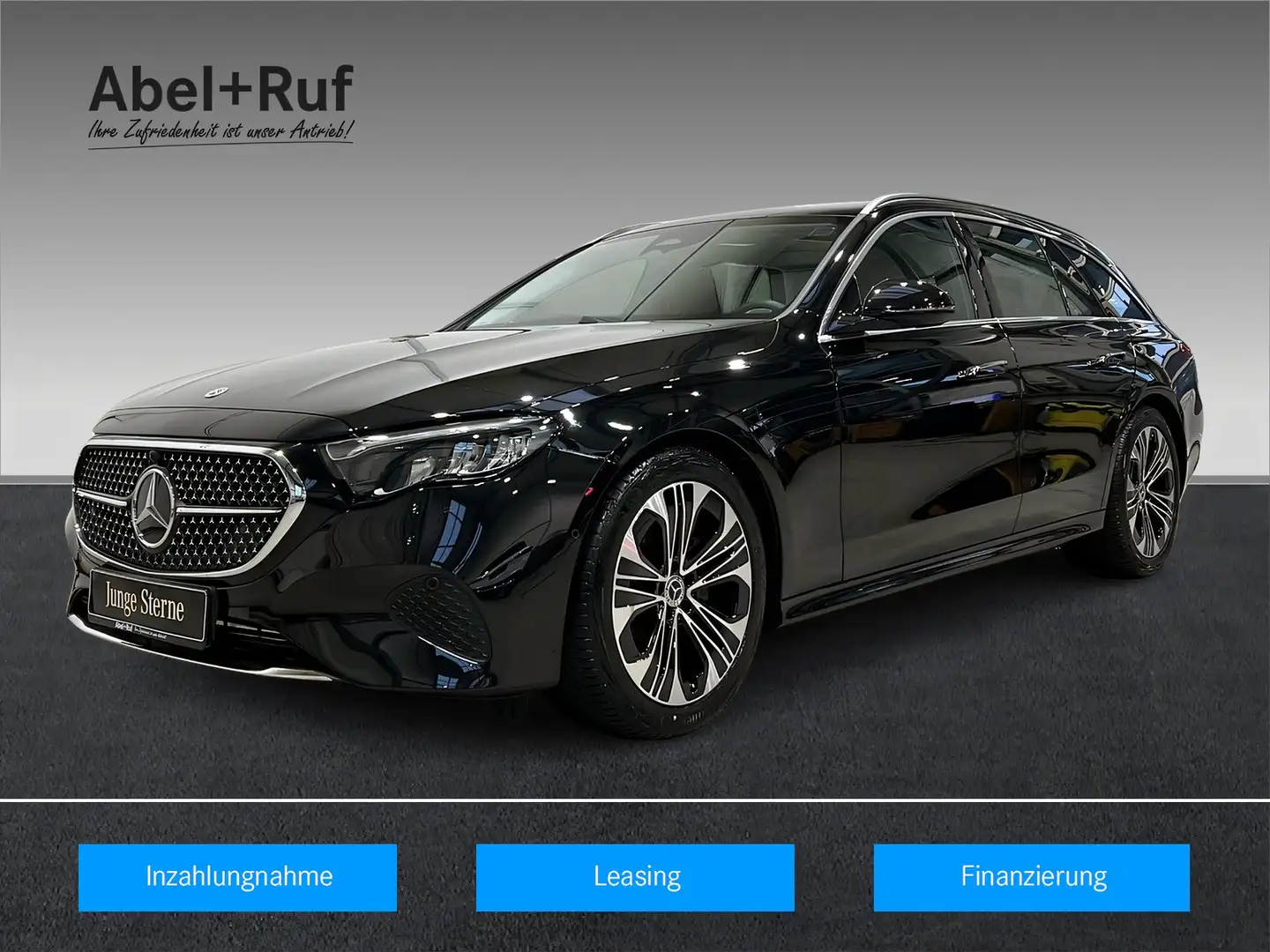 Mercedes-Benz E 220 d T AVANTGARDE+LED+Kame+Pano+TotW+LrHz+AHK Schwarz - 1