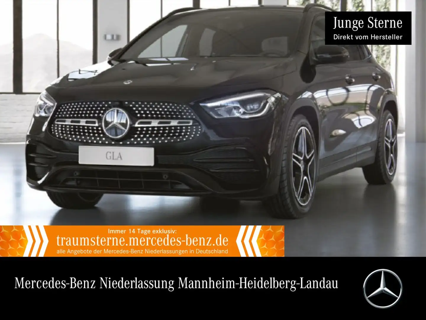 Mercedes-Benz GLA 200 AMG+NIGHT+LED+KAMERA+7G Schwarz - 1