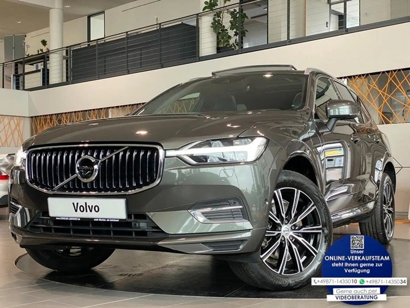 Volvo XC60 T8 AWD Inscript. Luft Mem Sbel ACC AHK 360 Szary - 1