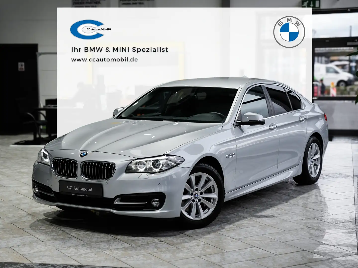 BMW 528 528i Orig. 96.169 km Xenon Silber - 1