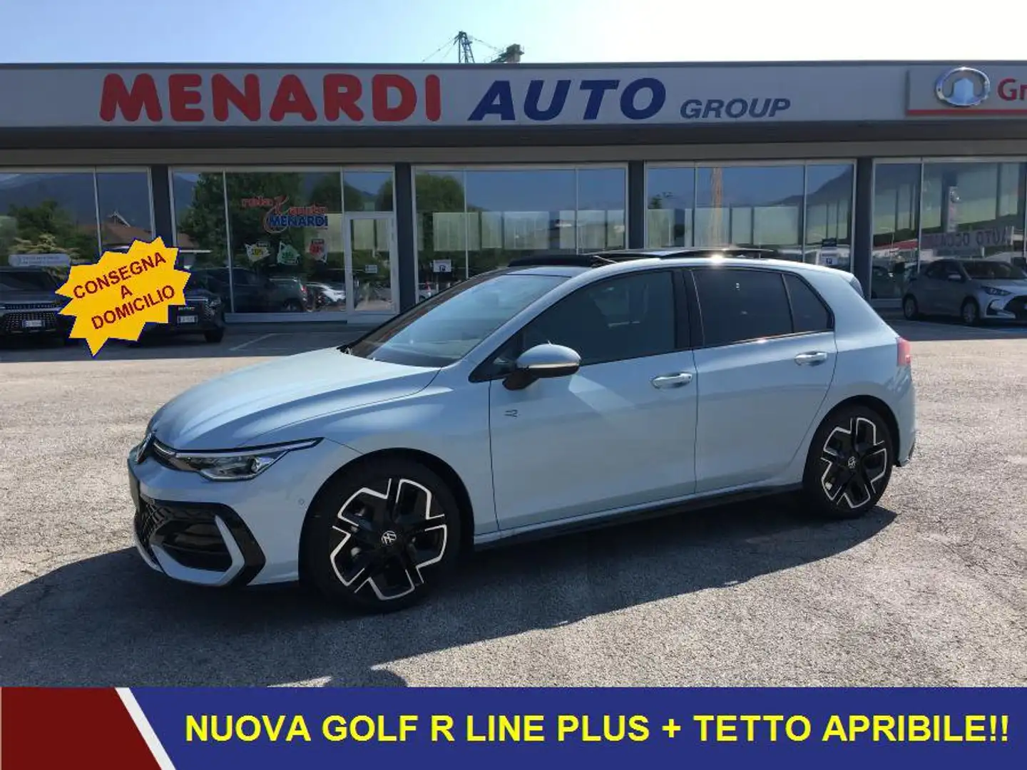 Volkswagen Golf 2.0 TDI 150 CV DSG R-Line Plus PROMO!! TETTO APRI Blu/Azzurro - 1