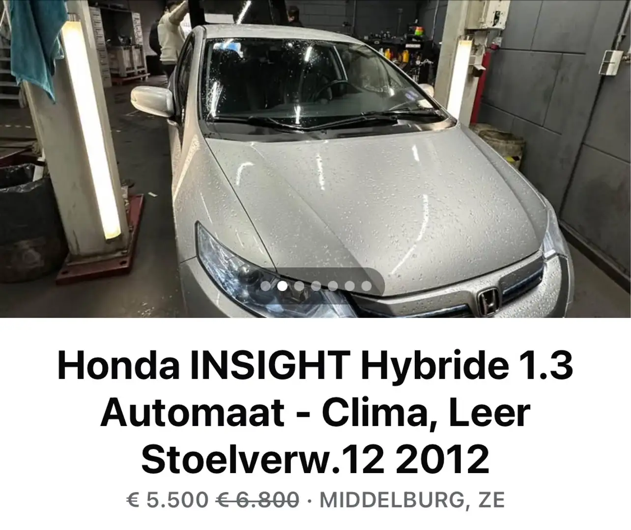 Honda Insight 1.3 Exclusive Grijs - 1