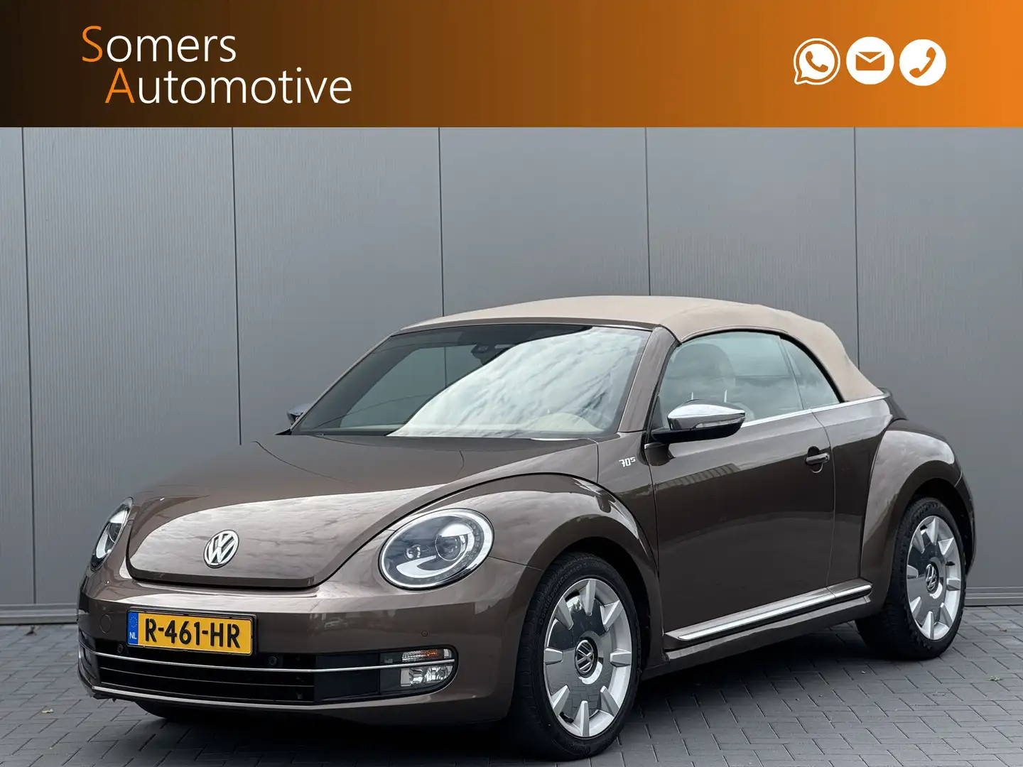 Volkswagen Beetle Cabriolet 1.4 TSI DSG 70's Edition | Leder | Xenon Marrón - 1