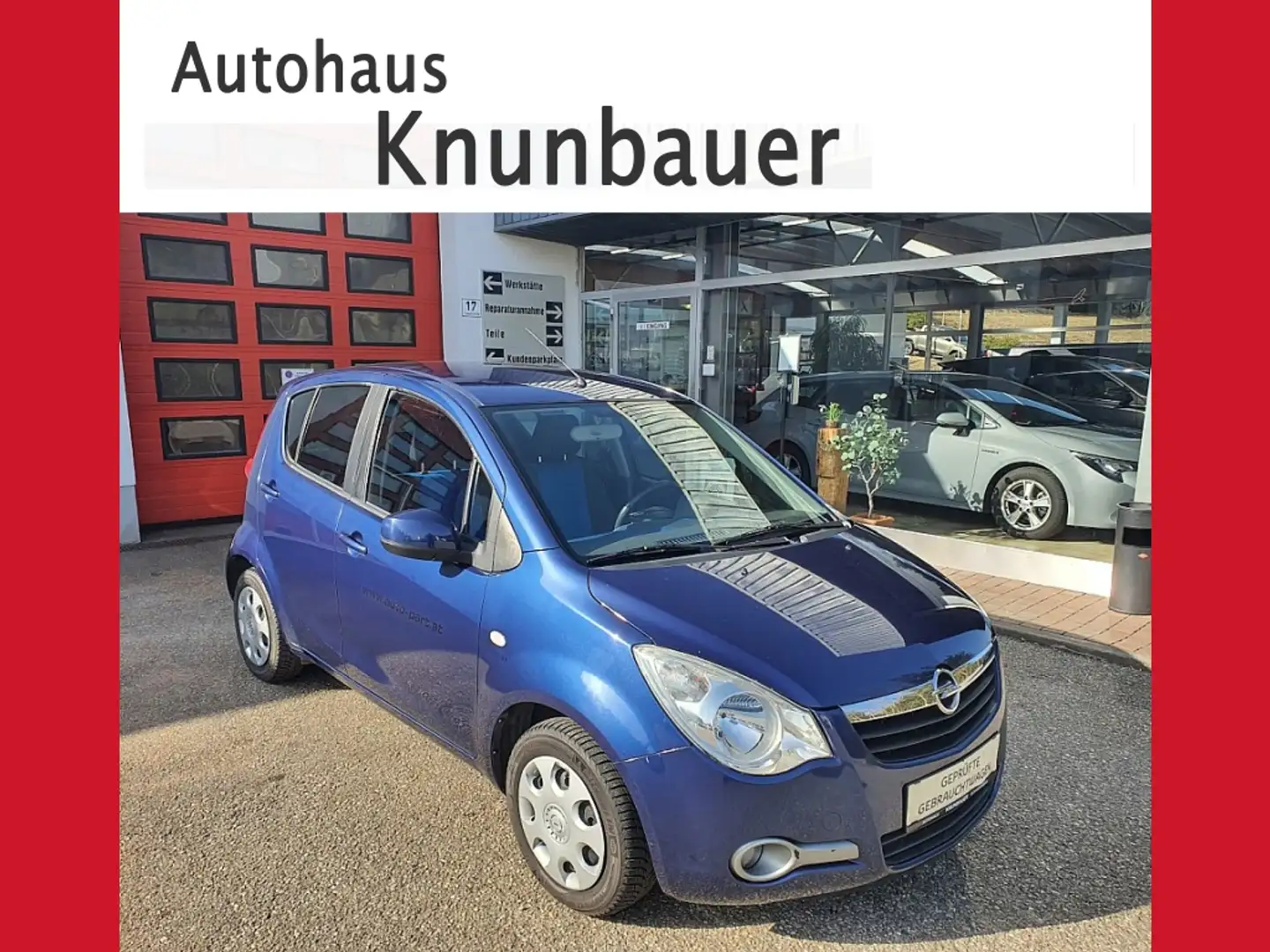 Opel Agila 1,0 Edition Bleu - 1