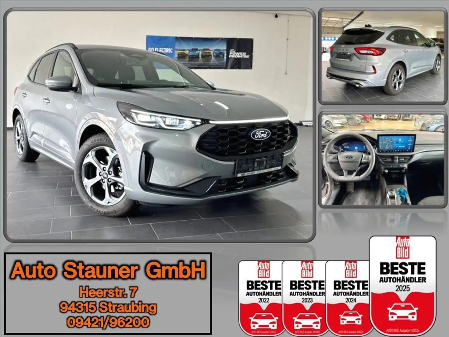 Ford Kuga 2.5 Duratec FHEV ST-Line *SHZ*LED*HUD* Grau - 1