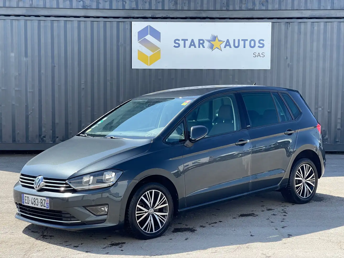 Volkswagen Golf Sportsvan 2.0 TDI 150 FAP BMT Série Spéciale Allstar Gris - 1