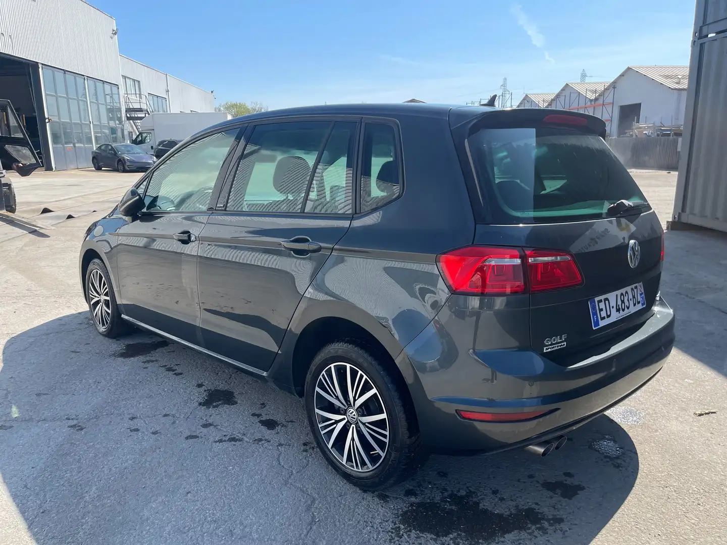 Volkswagen Golf Sportsvan 2.0 TDI 150 FAP BMT Série Spéciale Allstar Gris - 2