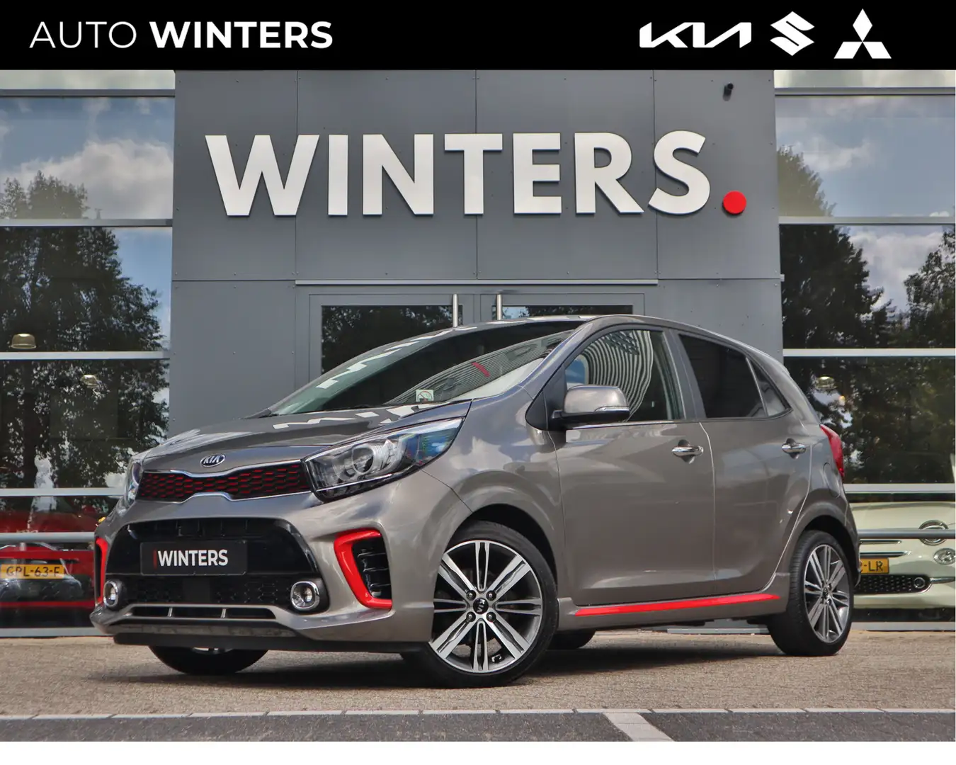 Kia Picanto 1.0 T-GDi GT-Line 5p | Camera | Navigatie | ECC-Ai Gris - 1