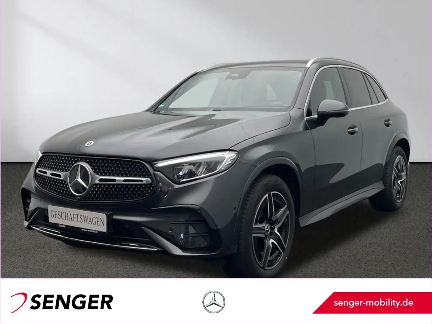 Mercedes-Benz GLC 220 d AMG Totwinkel AHK Memory Carplay 360° Gris - 1
