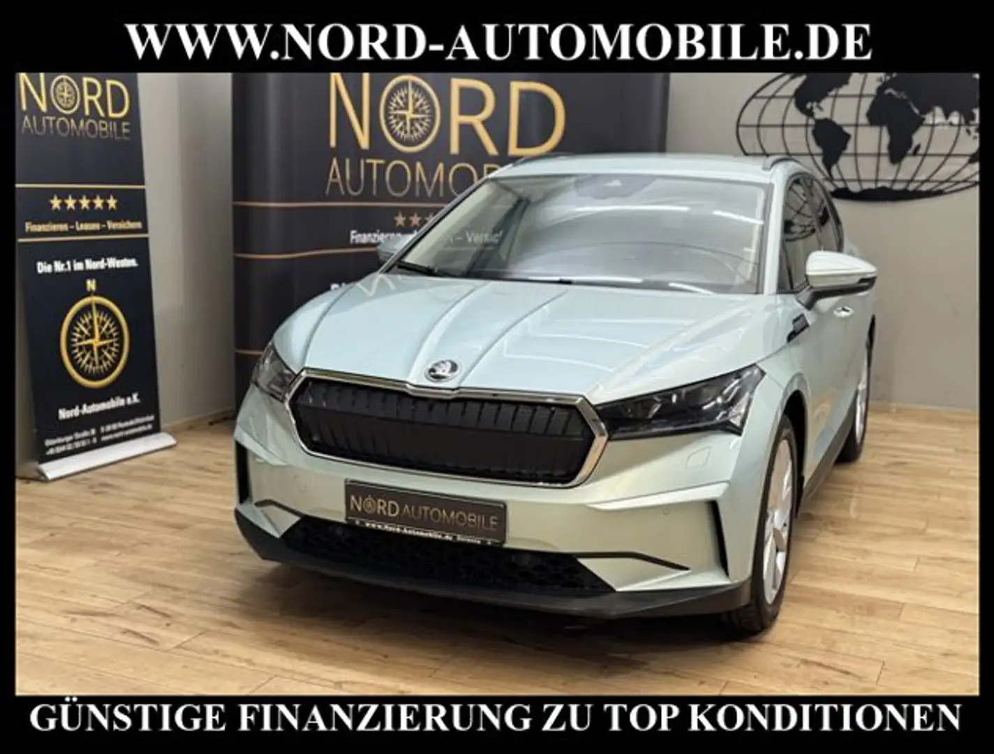 Skoda Enyaq iV 60 Lodge DSG Kamera/Wärmepumpe/20/Navi/ Lodge Silber - 1