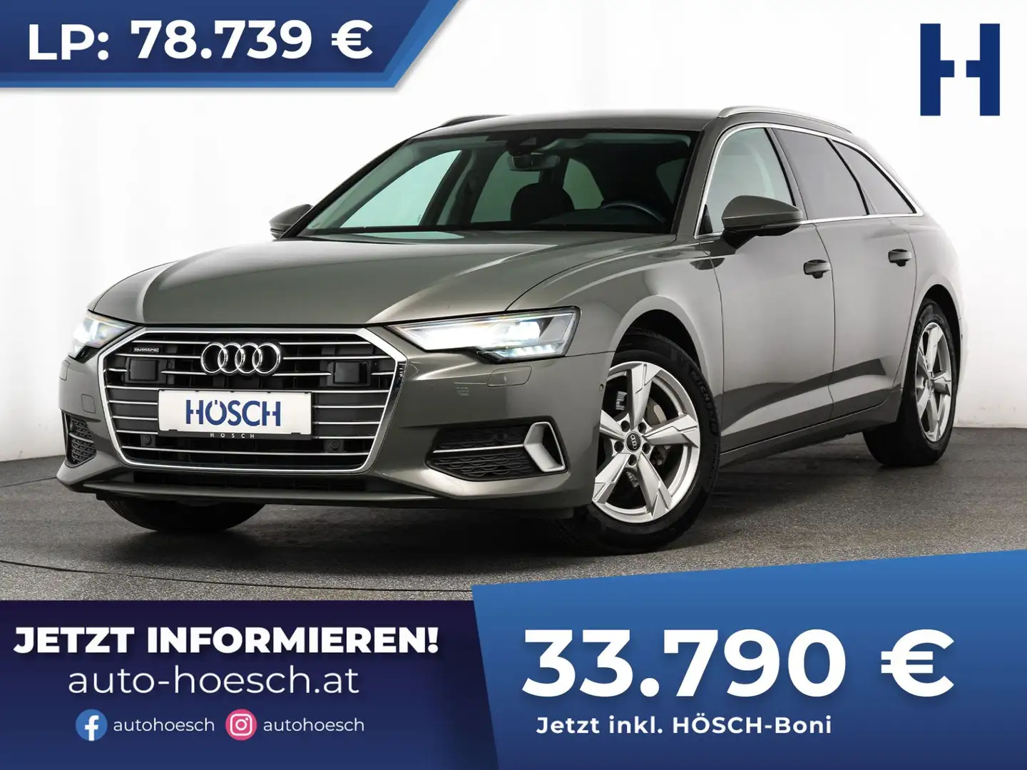 Audi A6 Avant 40 TDI quattro Sport TOP EXTRAS -57% Grau - 1