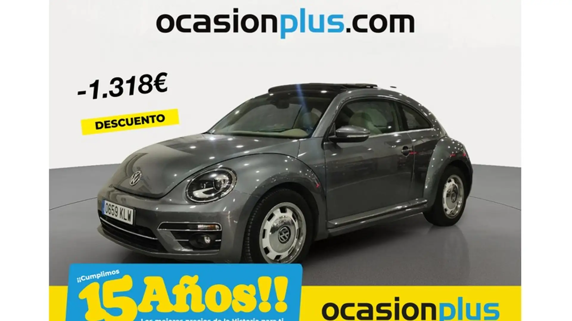 Volkswagen Beetle 1.2 TSI Design 77kW Gris - 1