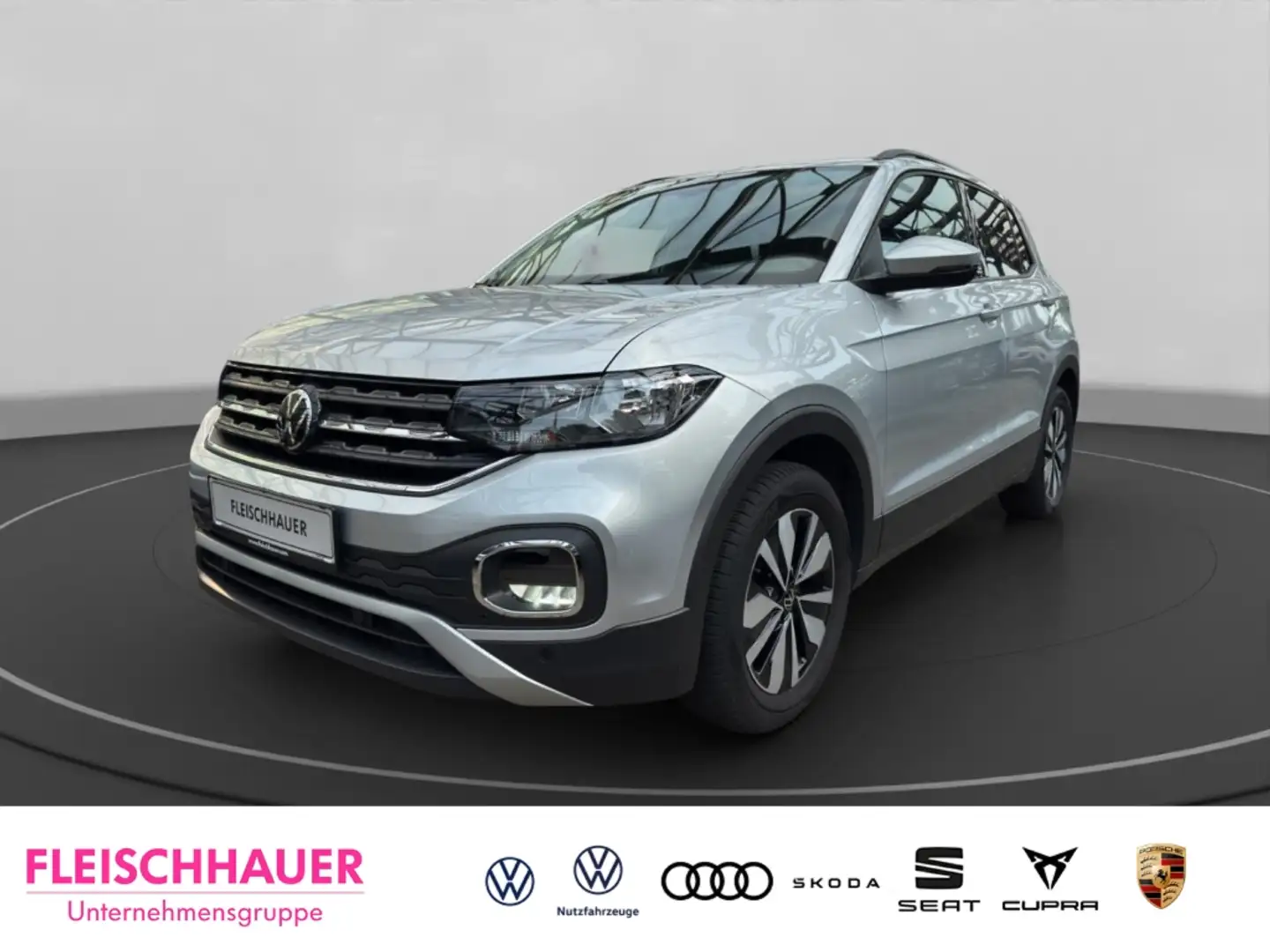 Volkswagen T-Cross Move 1.0 TSI  AHK Navi Dig.Cockpit Car-Play Argent - 1