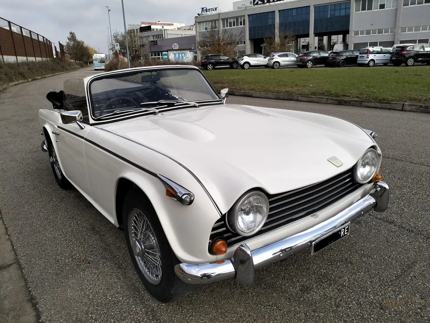 Triumph TR5 TR5 PI Originale Alb - 2