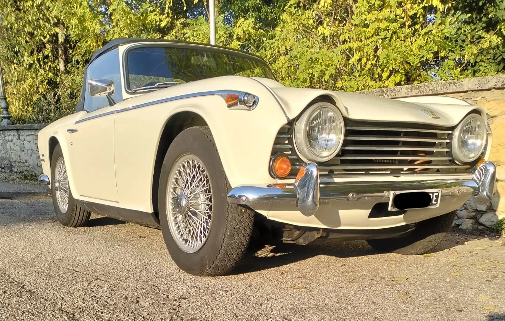 Triumph TR5 TR5 PI Originale Alb - 1