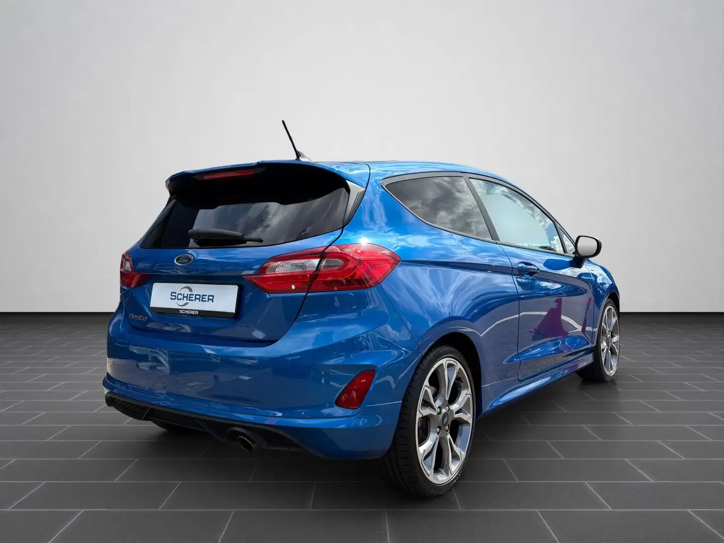Ford Fiesta 1.0 EcoBoost ST-Line NAVI LED B&O ACC Bleu - 2