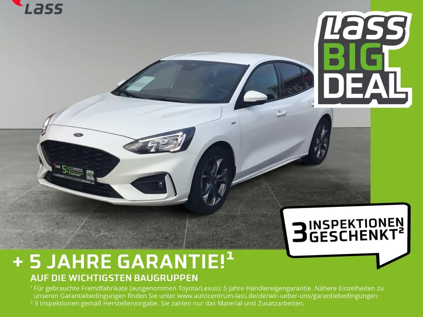 Ford Focus 1.0 ST-Line 5-Türer EcoBoost LED, Connect Bílá - 1