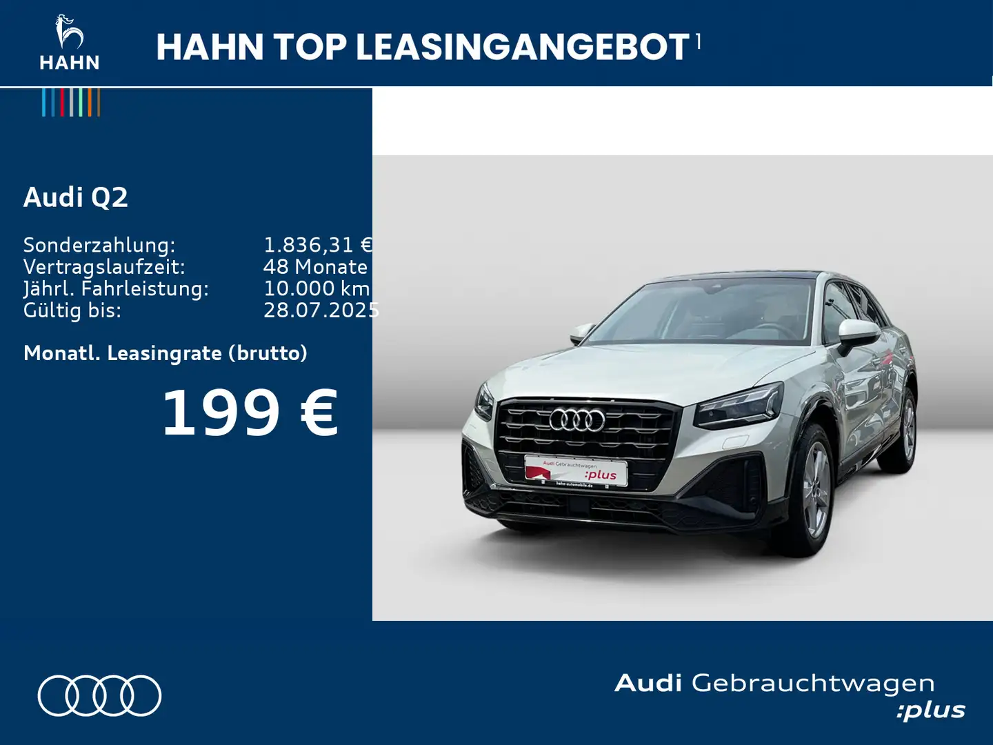 Audi Q2 35 TFSI S line Navi CAM AHK Matrix Pano Sitzh Zilver - 2