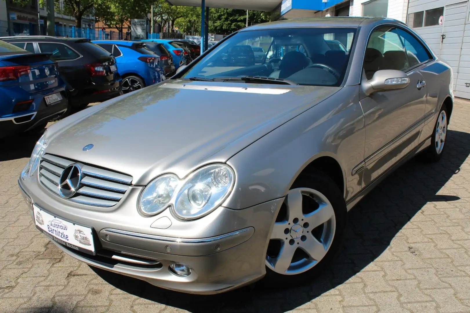Mercedes-Benz CLK 200 Coupe Kompressor*1. Hand*Klimaauto*Xenon Plateado - 1