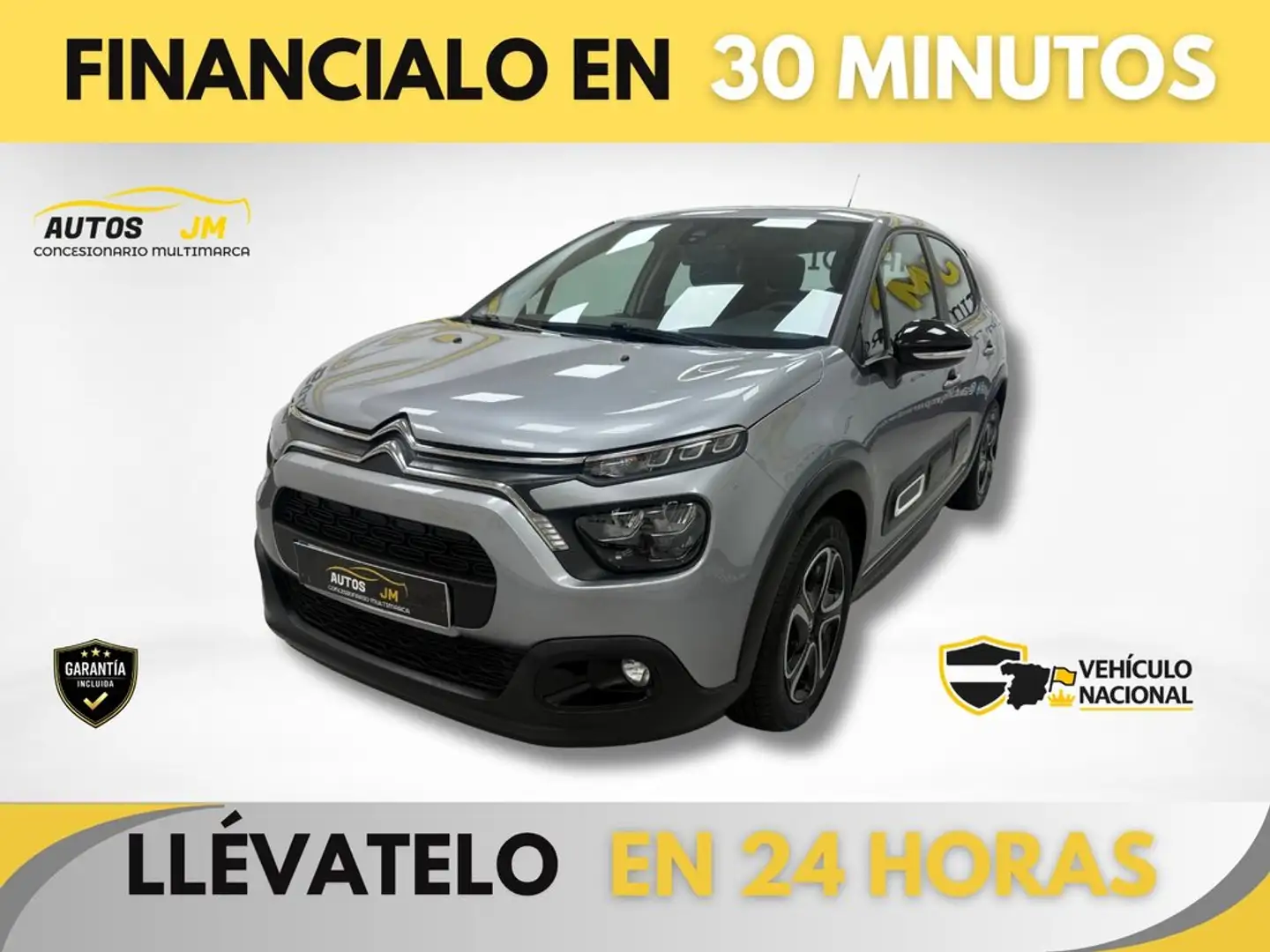 Citroen C3 PureTech 60KW (83CV) Feel Gris - 1