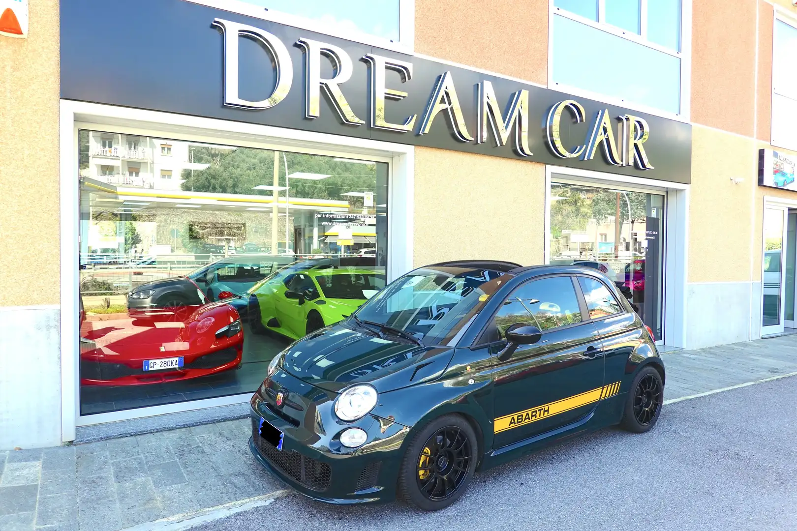 Abarth 500C 1.4 Turbo T-Jet MTA Custom Verde - 1