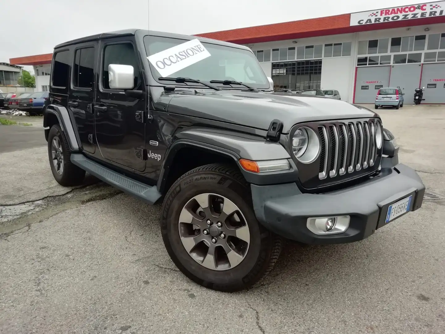 Jeep Wrangler Wrangler Unlimited 2.2 mjt II Sahara auto Szary - 1