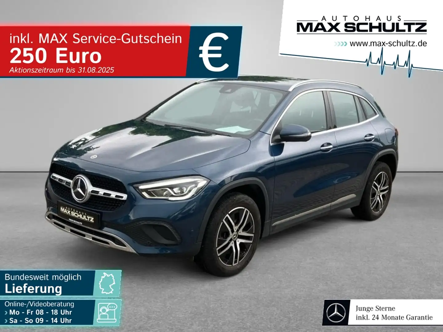 Mercedes-Benz GLA 220 d *AHK*PDC*LED*SpurH*SHZ*AUT*SoundSys*LM Bleu - 1
