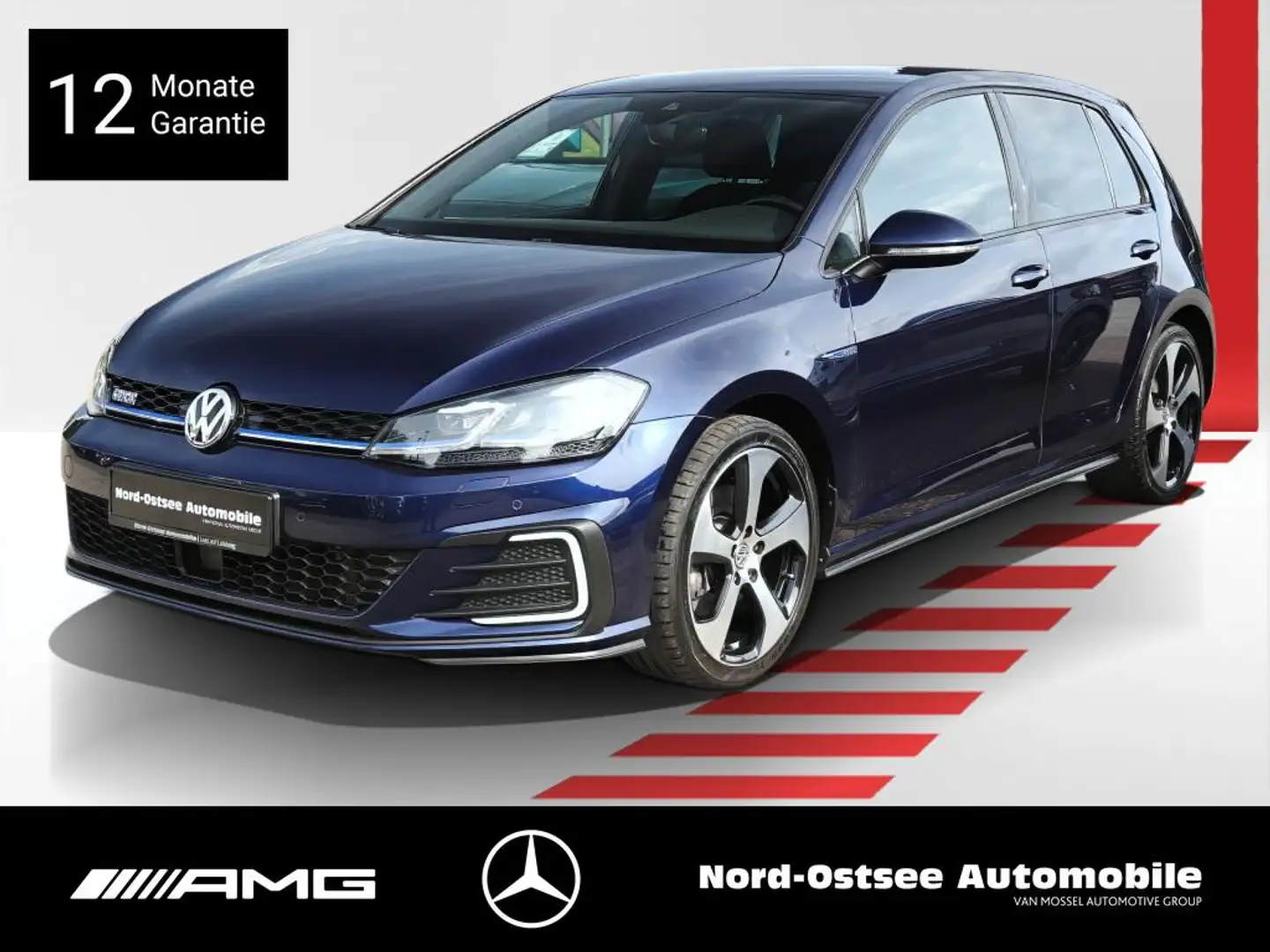 Volkswagen Golf VII 1.4 TSI GTE LED PDC NAVI WINTERPAKET Bleu - 1