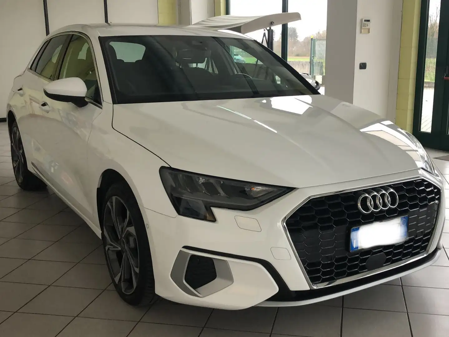 Audi A3 A3 Sportback 40 1.4 tfsie  Advanced s-tronic Bianco - 1