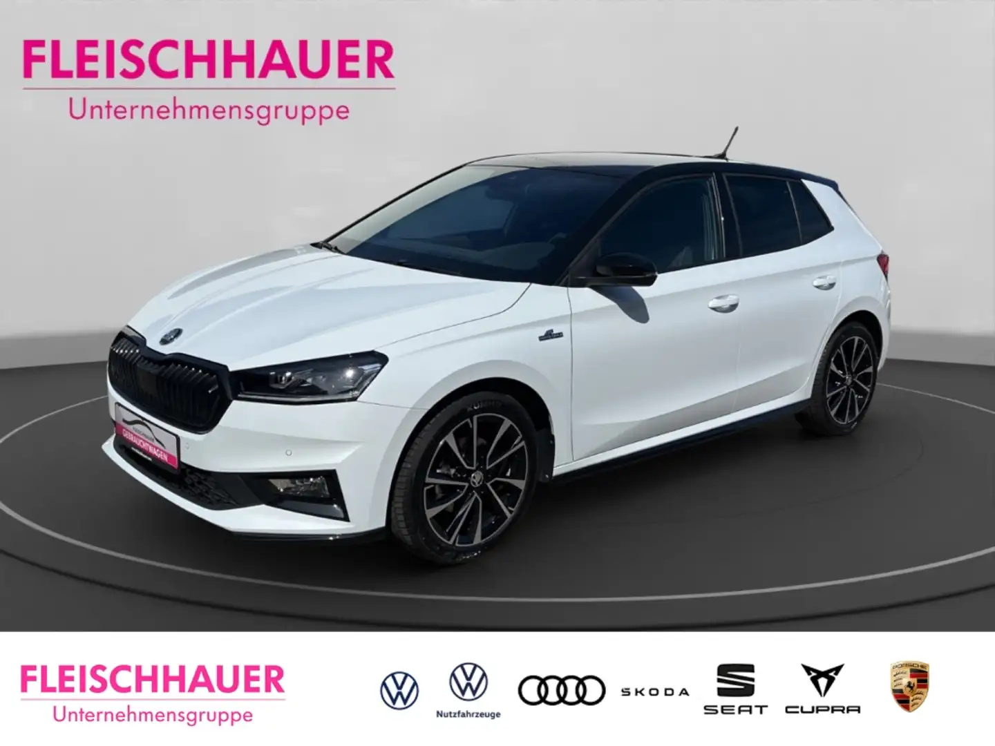 Skoda Fabia Monte Carlo 1,0 TSI 6-Gang  LED Scheinwerfer Sport Weiß - 1