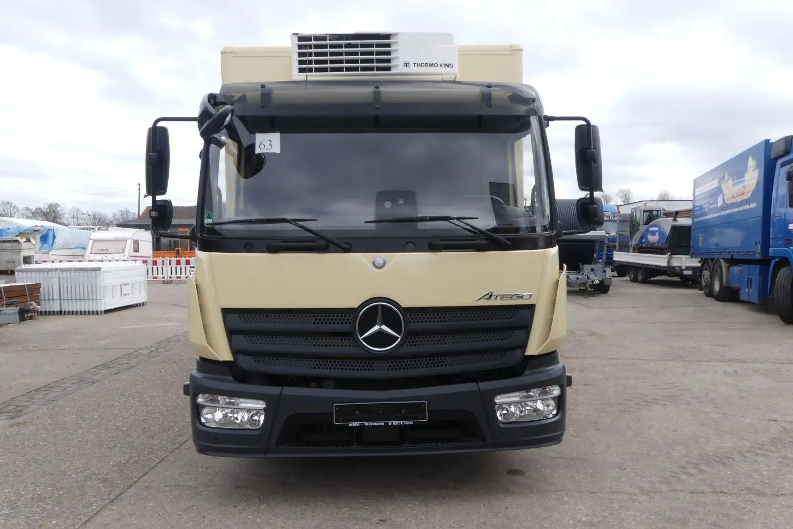 Mercedes-Benz Atego 816/818 Frisch -5° Thermoking V-500*Tempo* Jaune - 2
