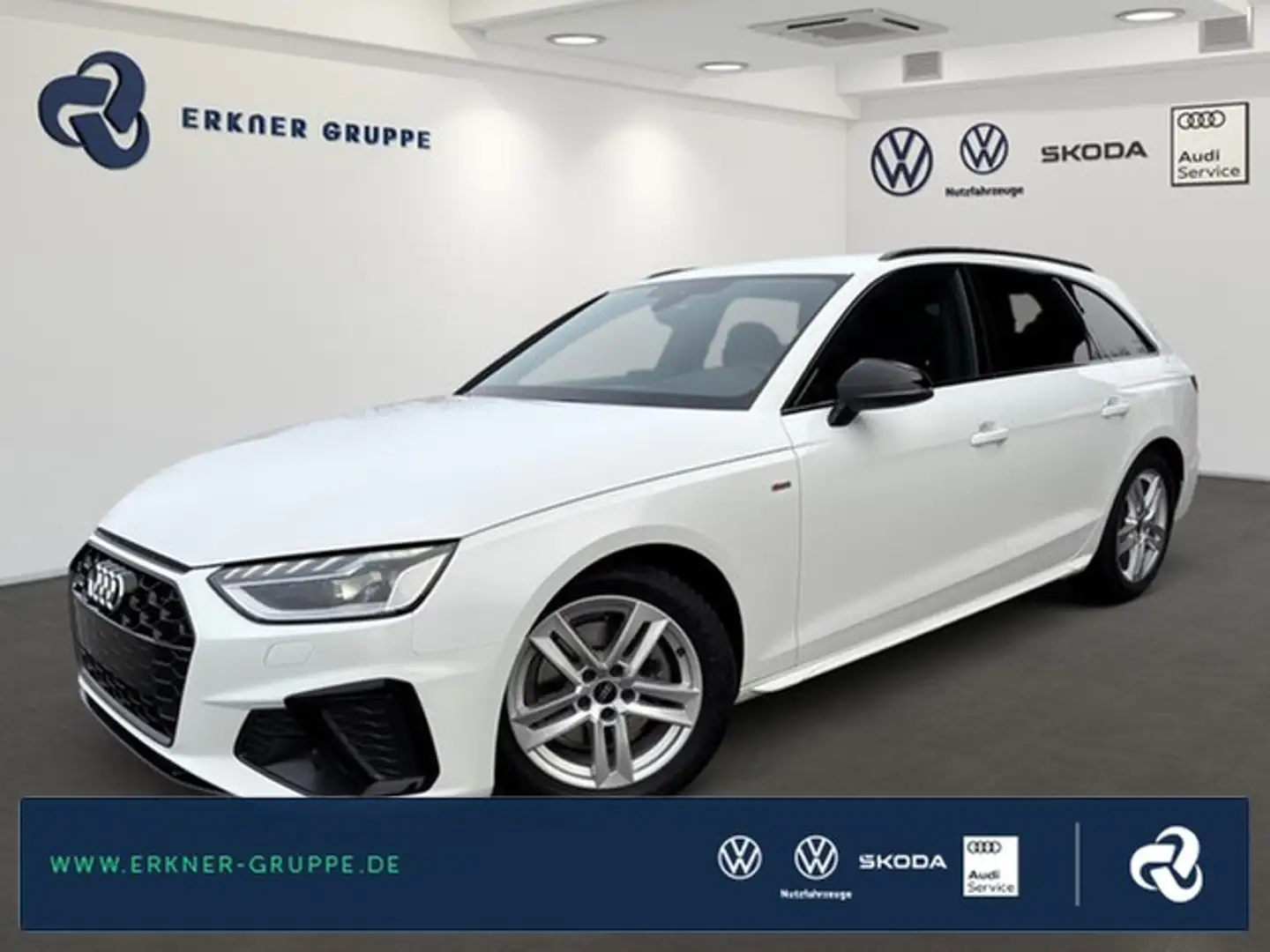 Audi A4 Avant 35TDI S-TRONIC S-LINE VIRTUAL+NAVI+LED+++ Weiß - 1