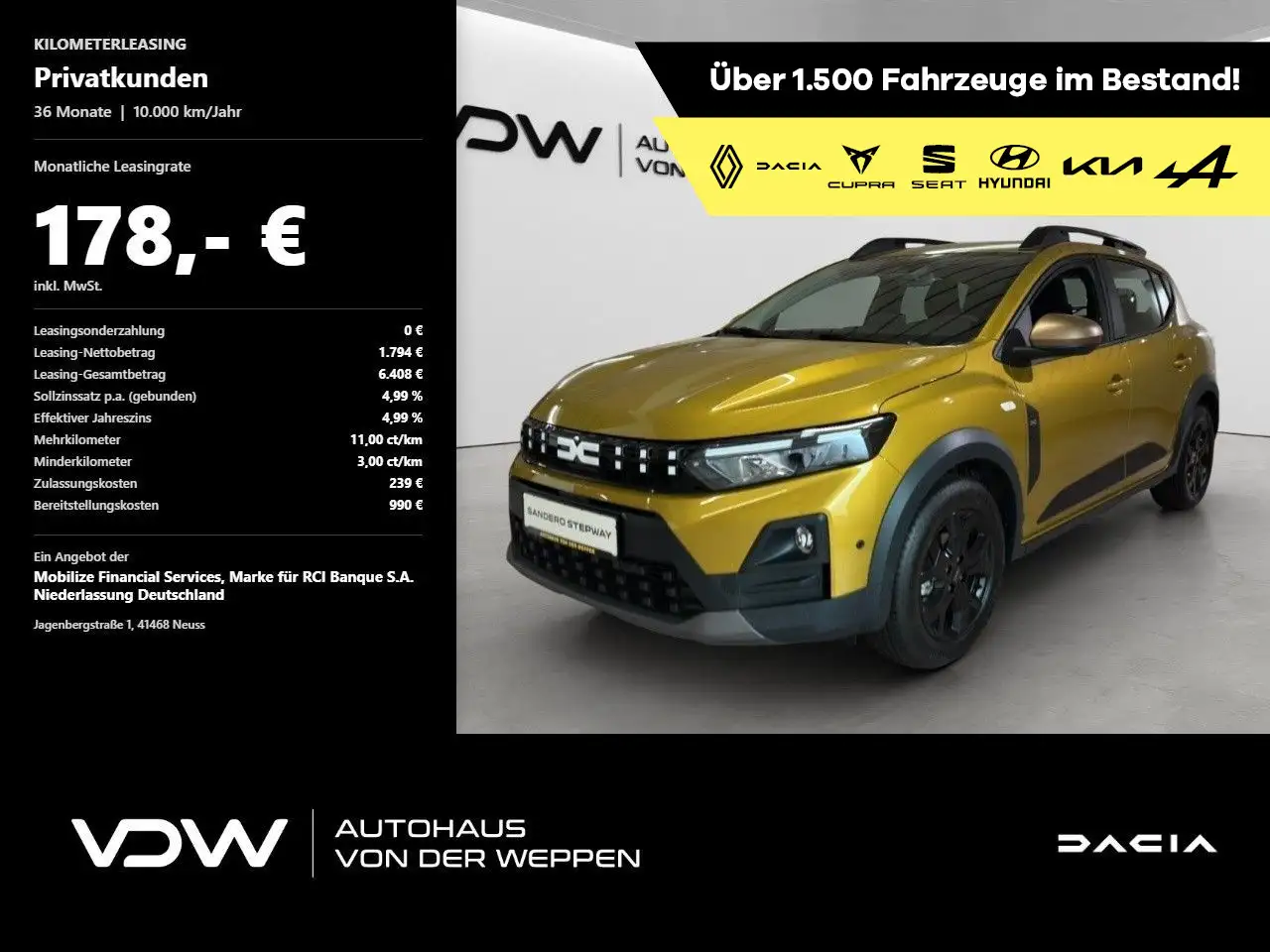 Dacia Sandero III Stepway Extreme TCe 110 — photo 1 of 16