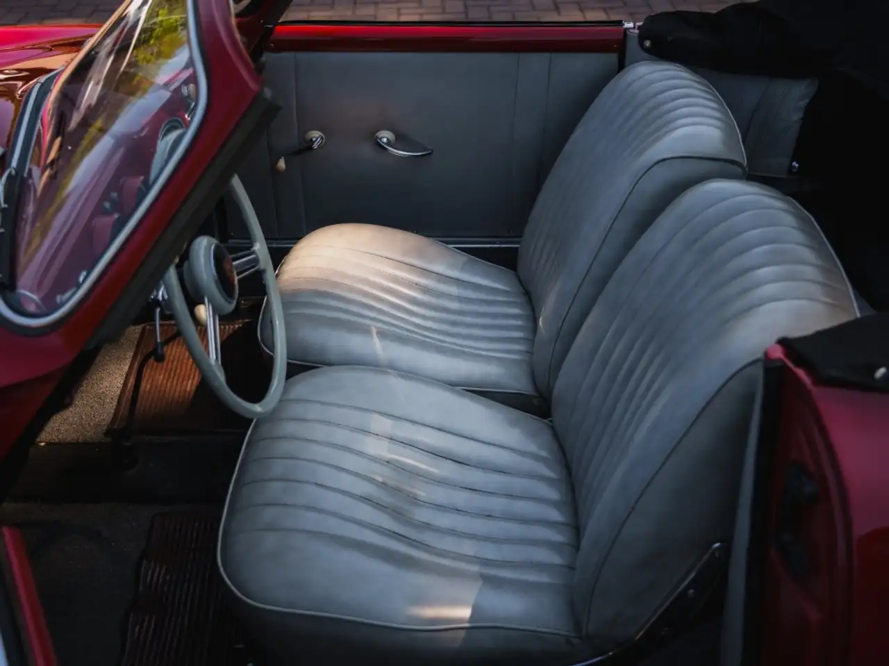 Porsche 356 Pre A Cabriolet Knickscheibe, foto 12