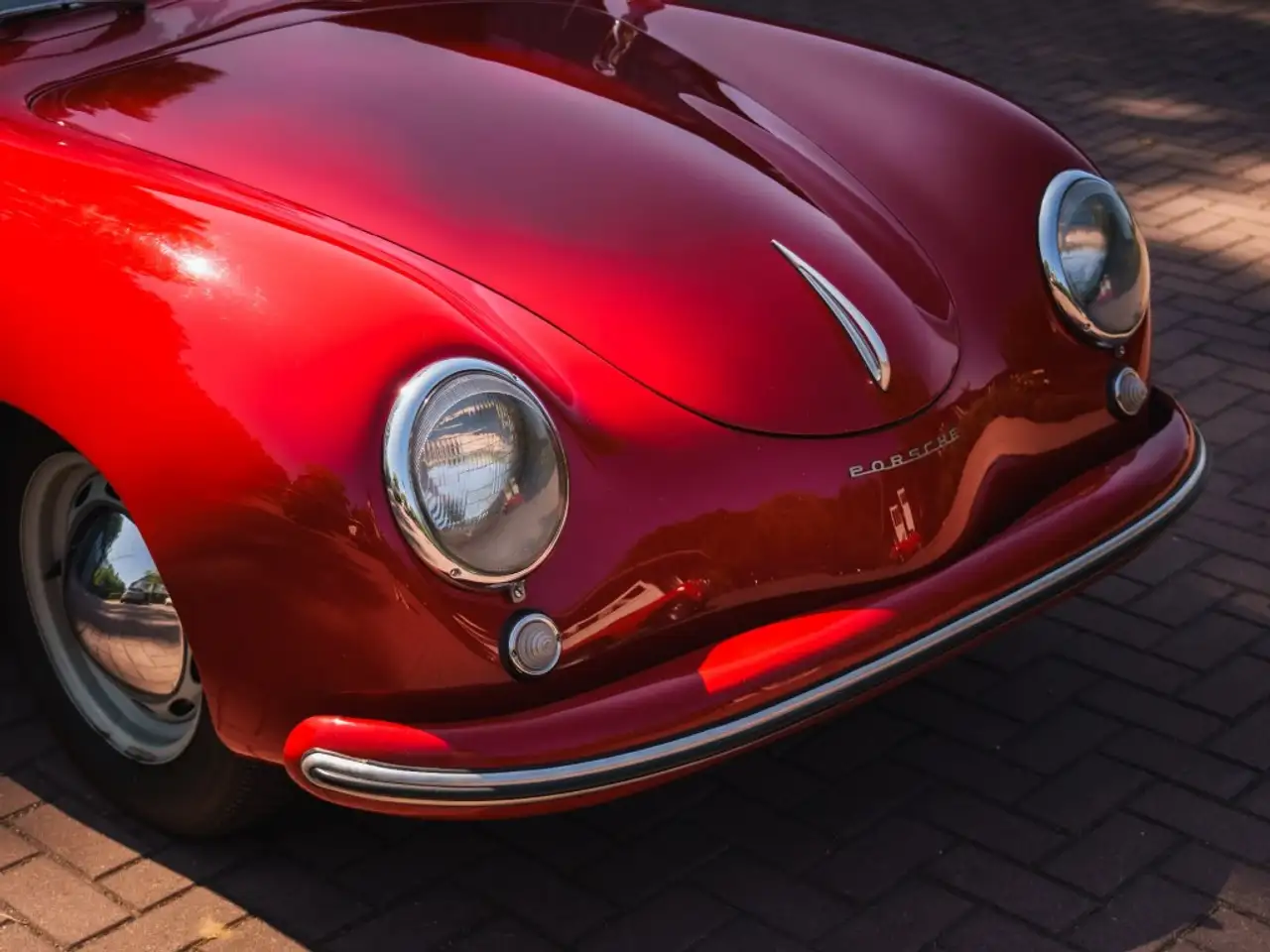Porsche 356 Pre A Cabriolet Knickscheibe, foto 7