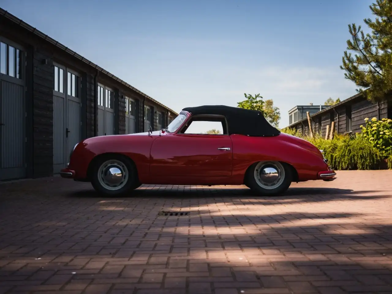 Porsche 356 Pre A Cabriolet Knickscheibe, foto 9