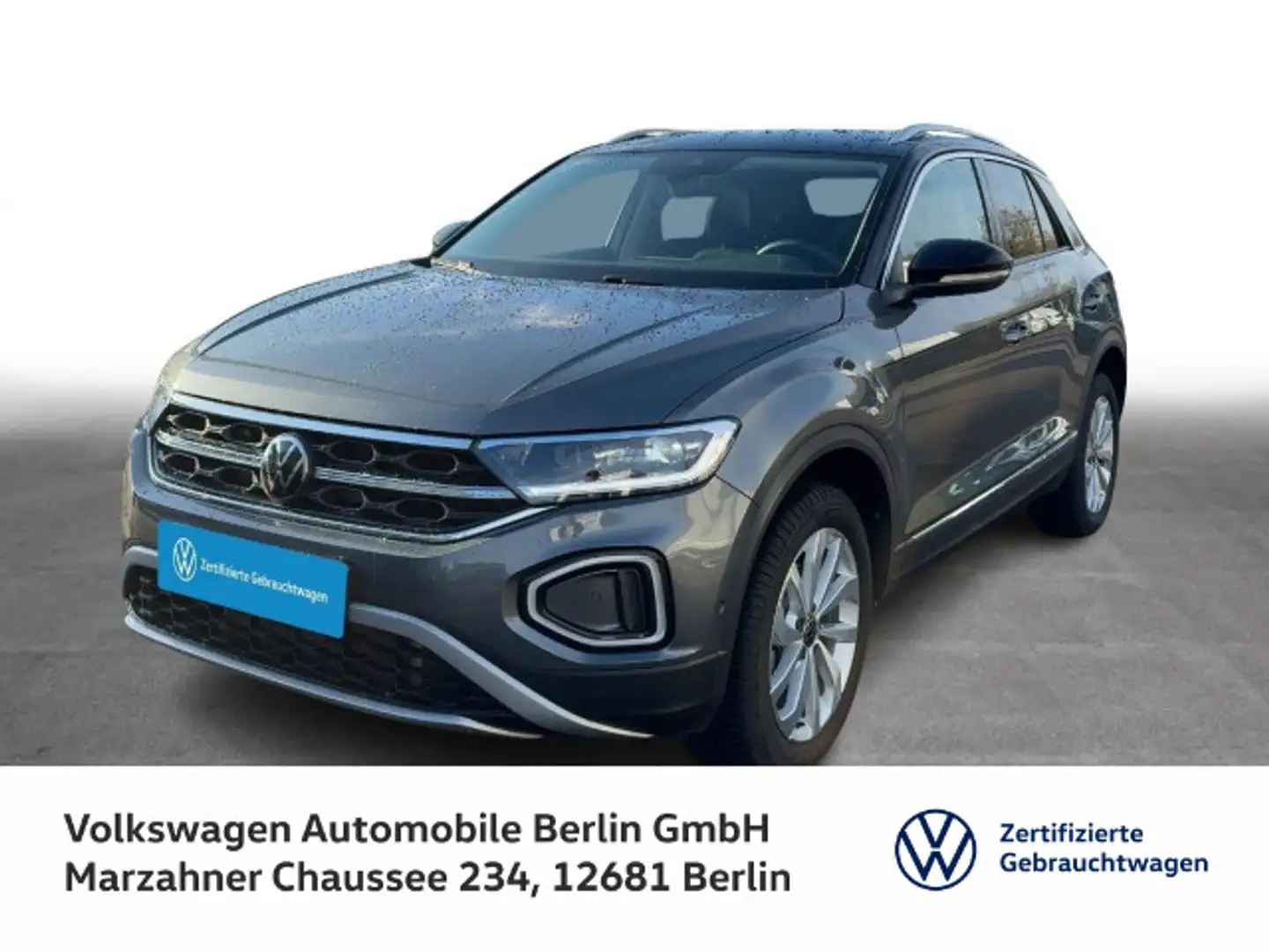 Volkswagen T-Roc 1.5 TSI DSG Style Navi LED SHZ PDC Grau - 1